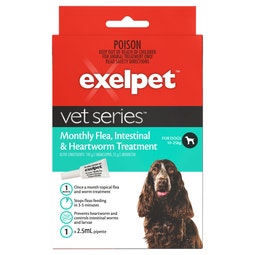 Exelpet™ Vet Series™ Flea, Intestinal & Heartworm Treatment for Medium Dogs image