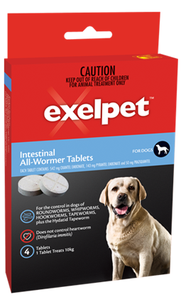 Intestinal All Wormer for Dogs 2 Tablets
