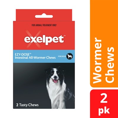 EXELPET EZY-DOSE Intestinal All Wormer Dog 2 Chew-70